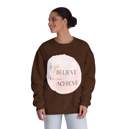 Inspirational Crewneck Sweatshirt, Motivational Wear, Gift for Her, Cozy Fashion, Positive Quote Apparel, Everyday Comfort