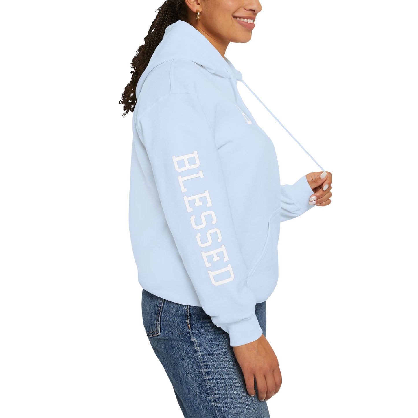 Blessed  Hoodie - Cozy Sweatshirt Gift for Friends, Family, Comfortable Lounge Wear, Faith-Inspired Apparel, Perfect for [...]