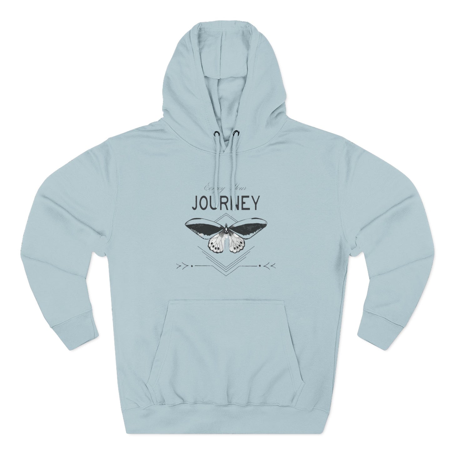 Journey Fleece Hoodie - Cozy White Pullover for Adventurers