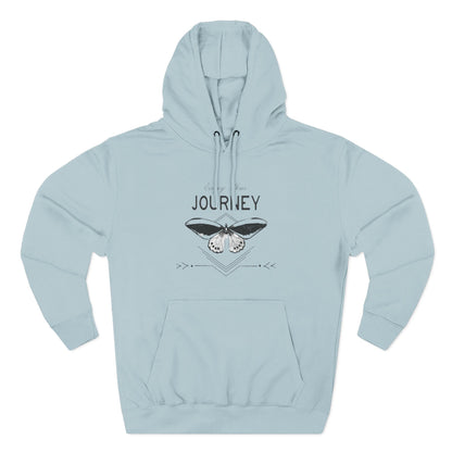 Journey Fleece Hoodie - Cozy White Pullover for Adventurers