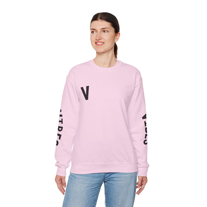 Vibes  Heavy Blend™ Crewneck Sweatshirt - Cozy, Casual, Trendy, Gift for Her/Him, Perfect for Fall/Winter
