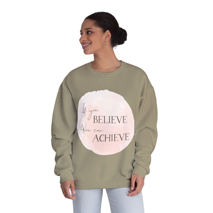 Inspirational Crewneck Sweatshirt, Motivational Wear, Gift for Her, Cozy Fashion, Positive Quote Apparel, Everyday Comfort