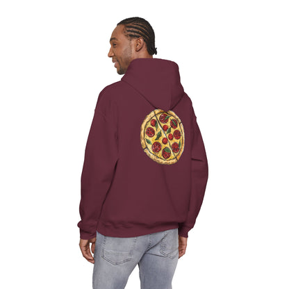pizza design Heavy Blend™ Hooded Sweatshirt