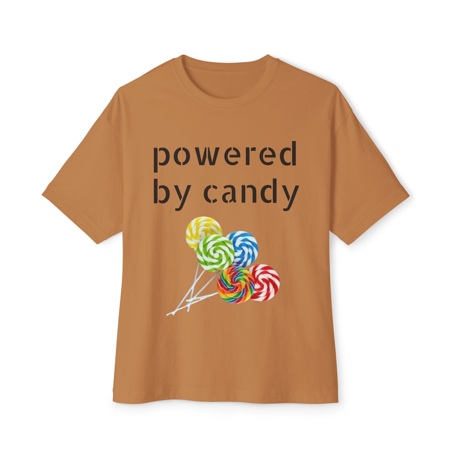 Candy-Themed  Oversized Boxy Tee, Sweet Treat Shirt, Fun Summer Tee, Trendy Casual Wear, Gift for Candy Lovers, Party Shirt, [...]