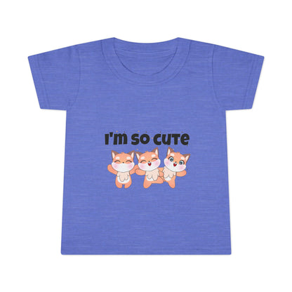 Adorable Toddler T-Shirt | Cute Animal Tee for Kids, Playful Shirt, Birthday Gift, Gift for Toddlers, Everyday Wear