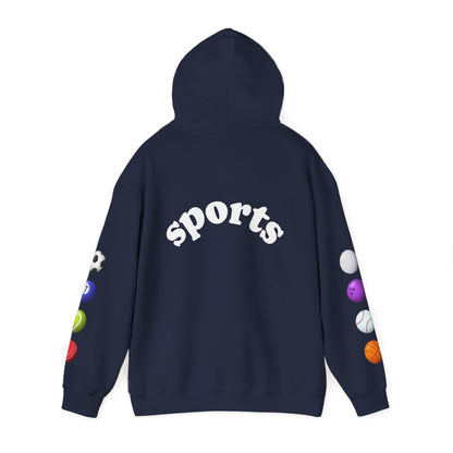 Sports-Themed Hoodie, Perfect for Athletes, Gifts for Sports Lovers, Cozy Sweatshirt for Game Days, Casual Wear
