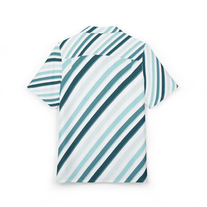 Tropical  Button-Down Shirt, Summer Casual Shirt, Vacation Wear, Beach Party Outfit, Stylish  Top, AOP Hawaiian Print