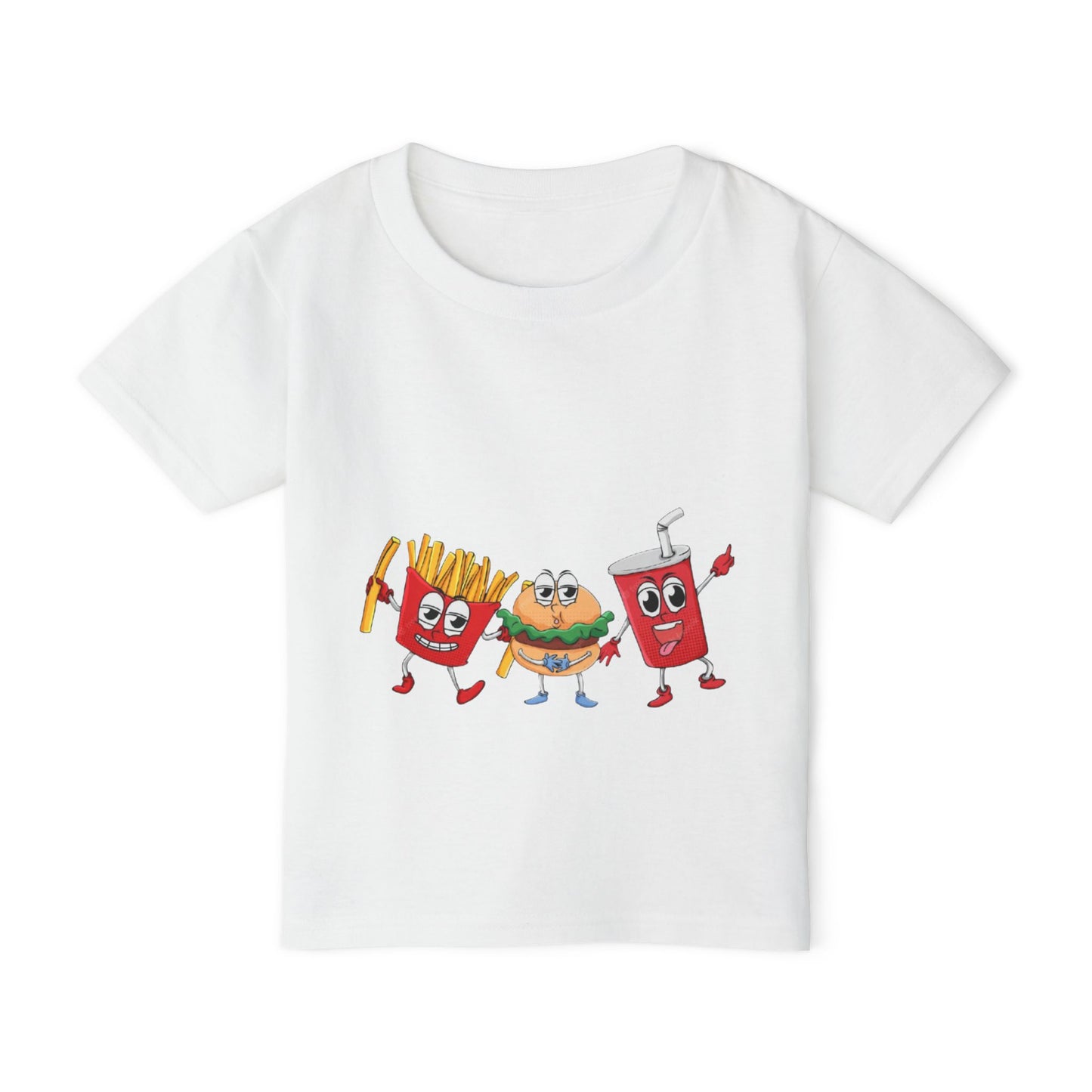 Fun Fast Food Toddler T-Shirt, Adorable Kids Tee, Playful Graphic Shirt, Cute Summer Outfit, Birthday Gift for Toddlers