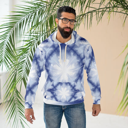 Tie-Dye  Pullover Hoodie - Cozy AOP Design, Casual Wear, Perfect Gift for All Seasons, Trendy Streetwear