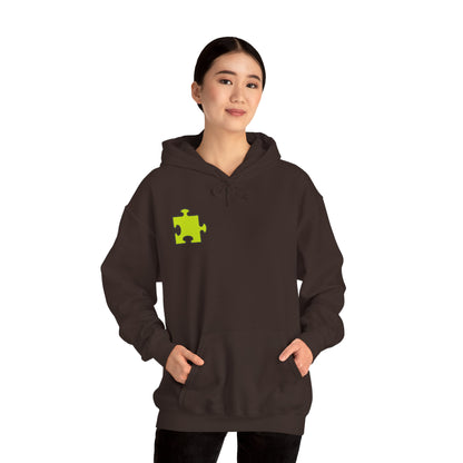 Colorful Puzzle Piece Hoodie for Creative Minds, Perfect for Gifts, Cozy Sweatshirt for Everyday Wear,