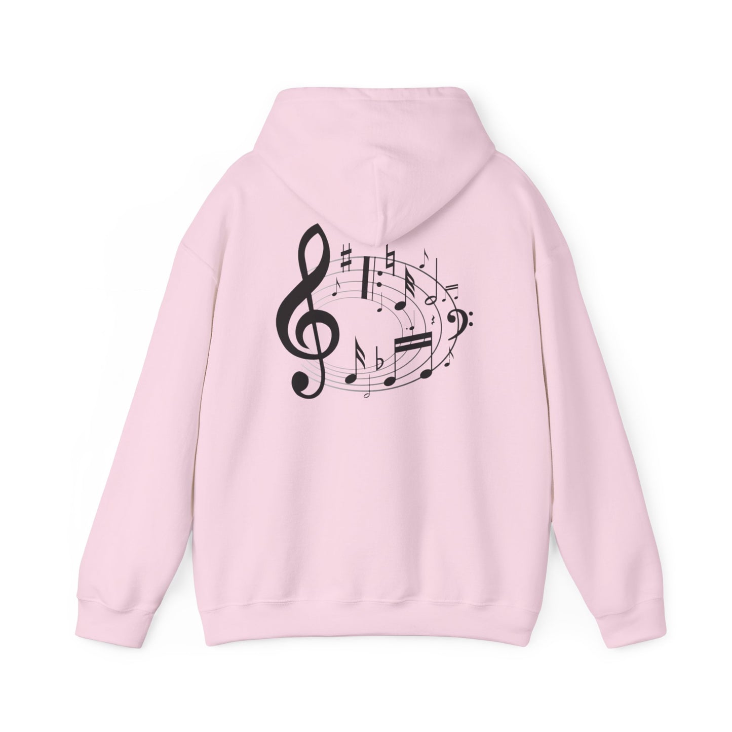Music Lovers  Hooded Sweatshirt – 'Without Music, Life Would Be a Mistake'