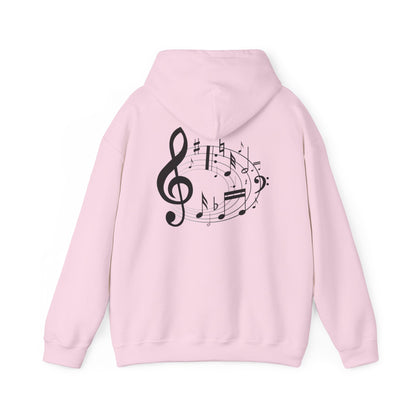 Music Lovers  Hooded Sweatshirt – 'Without Music, Life Would Be a Mistake'