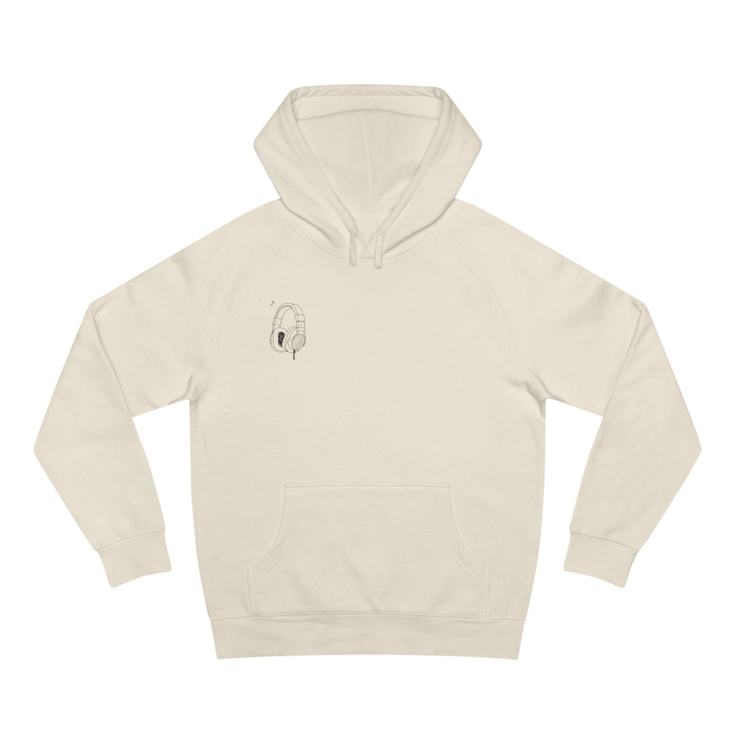 Stylish  Supply Hoodie with Artistic Heart Design | Cozy Sweatshirt for Music Lovers | Gift for Birthdays, Holidays, Casual Wear