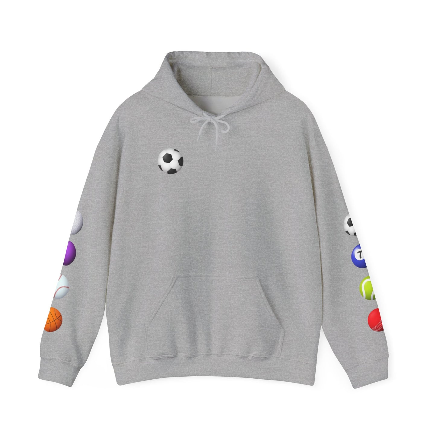 Sports-Themed Hoodie, Perfect for Athletes, Gifts for Sports Lovers, Cozy Sweatshirt for Game Days, Casual Wear