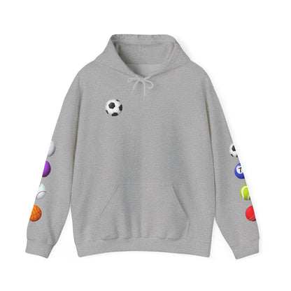 Sports-Themed Hoodie, Perfect for Athletes, Gifts for Sports Lovers, Cozy Sweatshirt for Game Days, Casual Wear