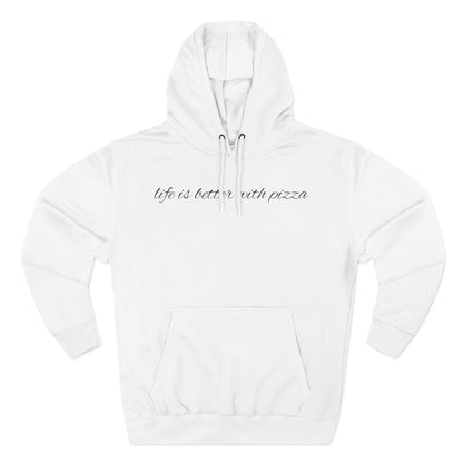Cozy Pizza Hoodie, Fun Graphic Fleece Sweatshirt, Ideal for Food Lovers, Casual Wear, Gift for Pizza Lovers, Comfort and Style