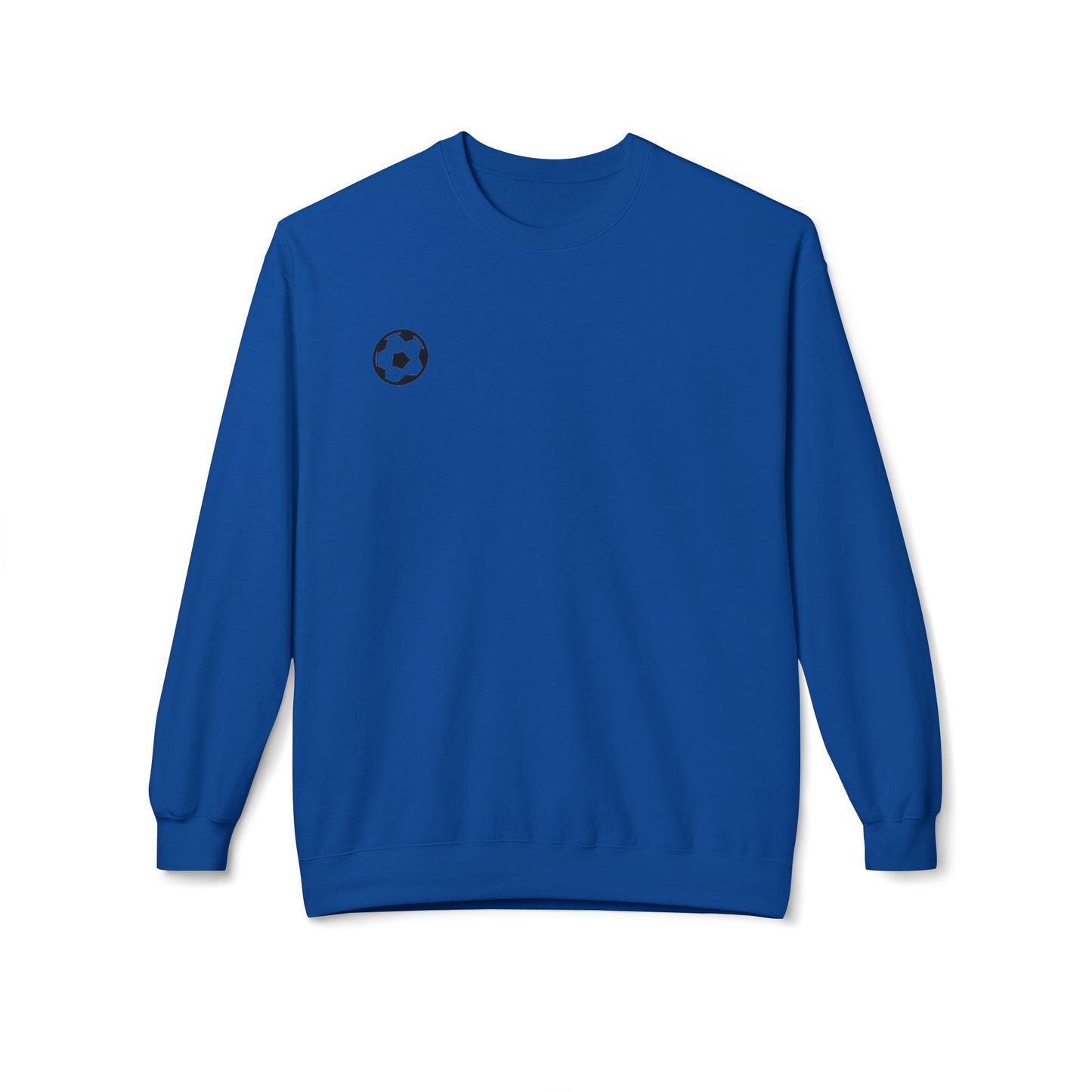 Soccer Fan Fleece Sweatshirt, Cozy Sportswear,  Crewneck, Perfect Gift for Athletes, Great for Game Days and Relaxing
