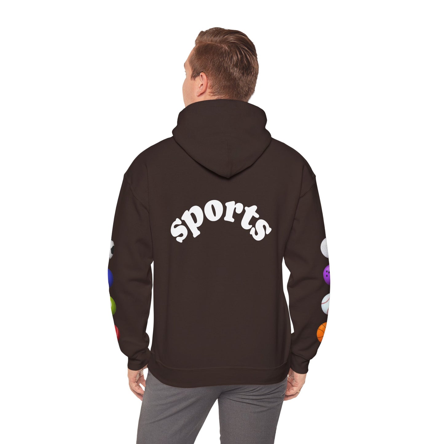 Sports-Themed Hoodie, Perfect for Athletes, Gifts for Sports Lovers, Cozy Sweatshirt for Game Days, Casual Wear