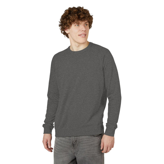 French Terry Raglan Crewneck Sweatshirt, Cozy Casual Wear, Perfect for Lounging, Gift for Him and Her, Everyday Comfort