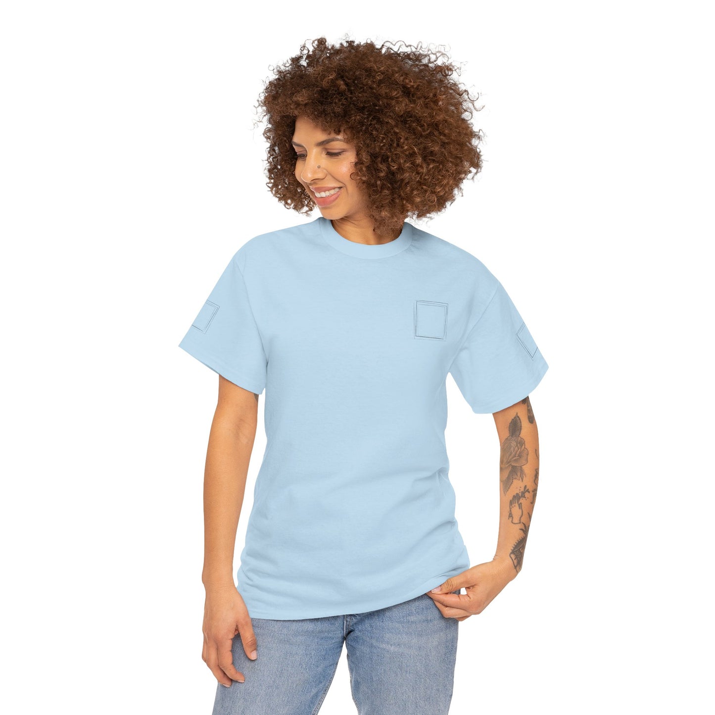 Heavy Cotton Tee - Casual Comfort for Everyday, Perfect for Summer Hangouts, Gifts for Friends, Festivals, Home Wear, Graphic Tees