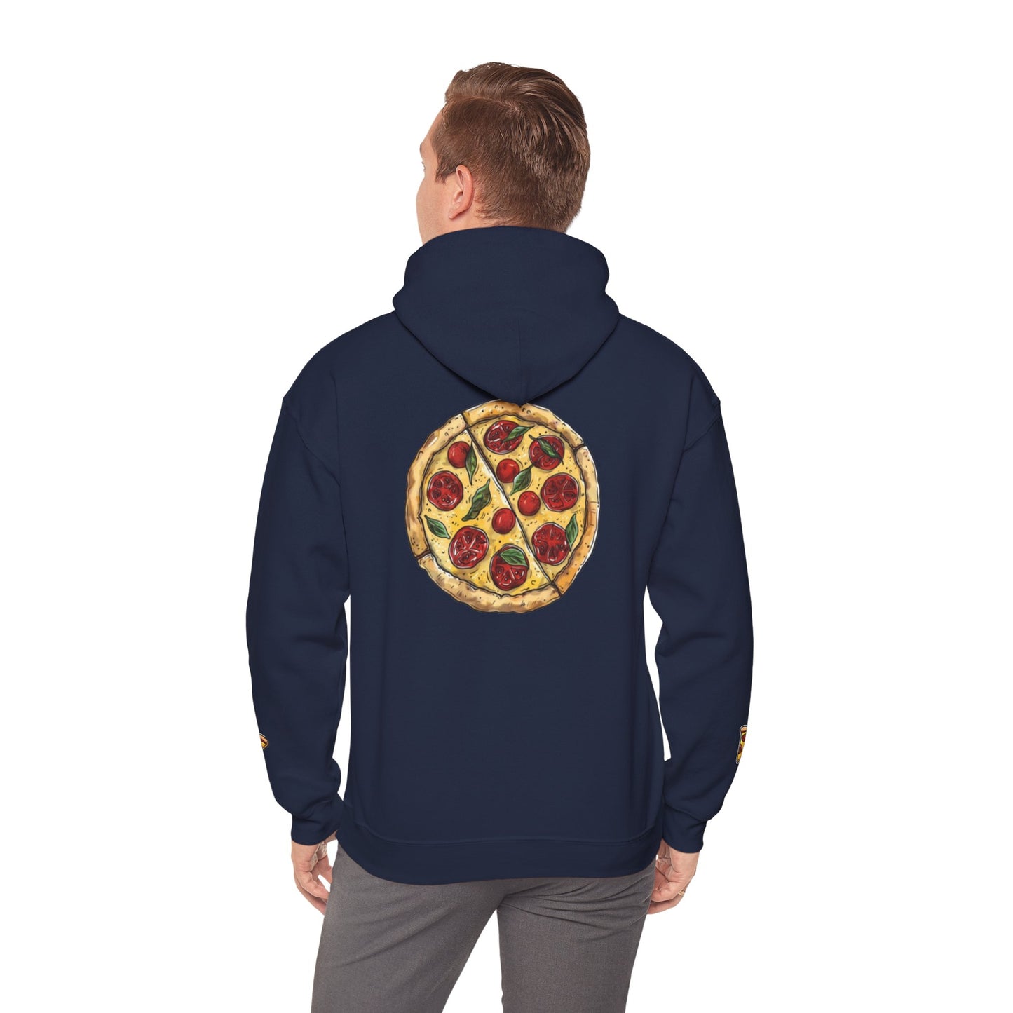 pizza design Heavy Blend™ Hooded Sweatshirt