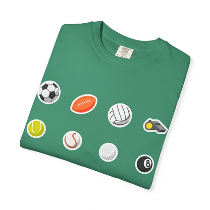 Sporty Icon T-Shirt, Casual Wear, Gift for Athletes, Sports Lovers, Fun Workout Shirt, Sports Themed Apparel