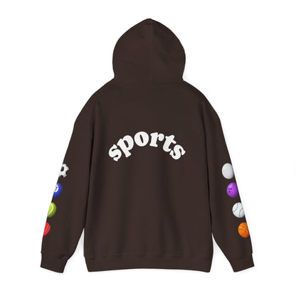 Sports-Themed Hoodie, Perfect for Athletes, Gifts for Sports Lovers, Cozy Sweatshirt for Game Days, Casual Wear