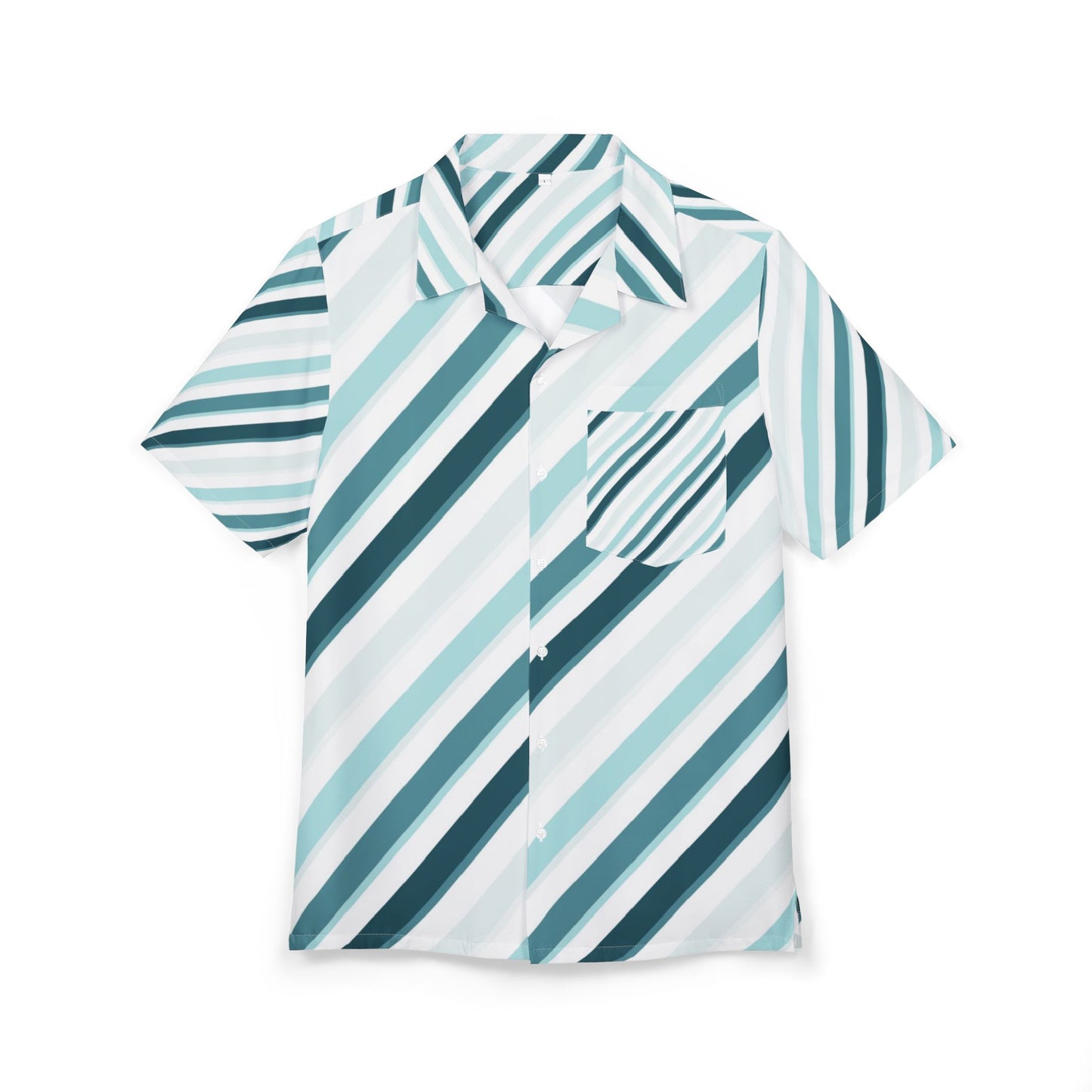 Tropical  Button-Down Shirt, Summer Casual Shirt, Vacation Wear, Beach Party Outfit, Stylish  Top, AOP Hawaiian Print