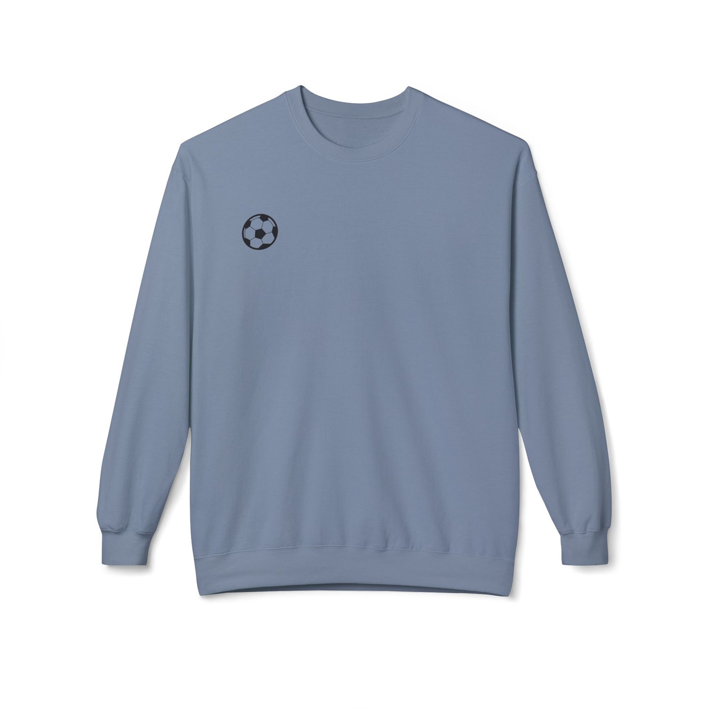 Soccer Fan Fleece Sweatshirt, Cozy Sportswear,  Crewneck, Perfect Gift for Athletes, Great for Game Days and Relaxing