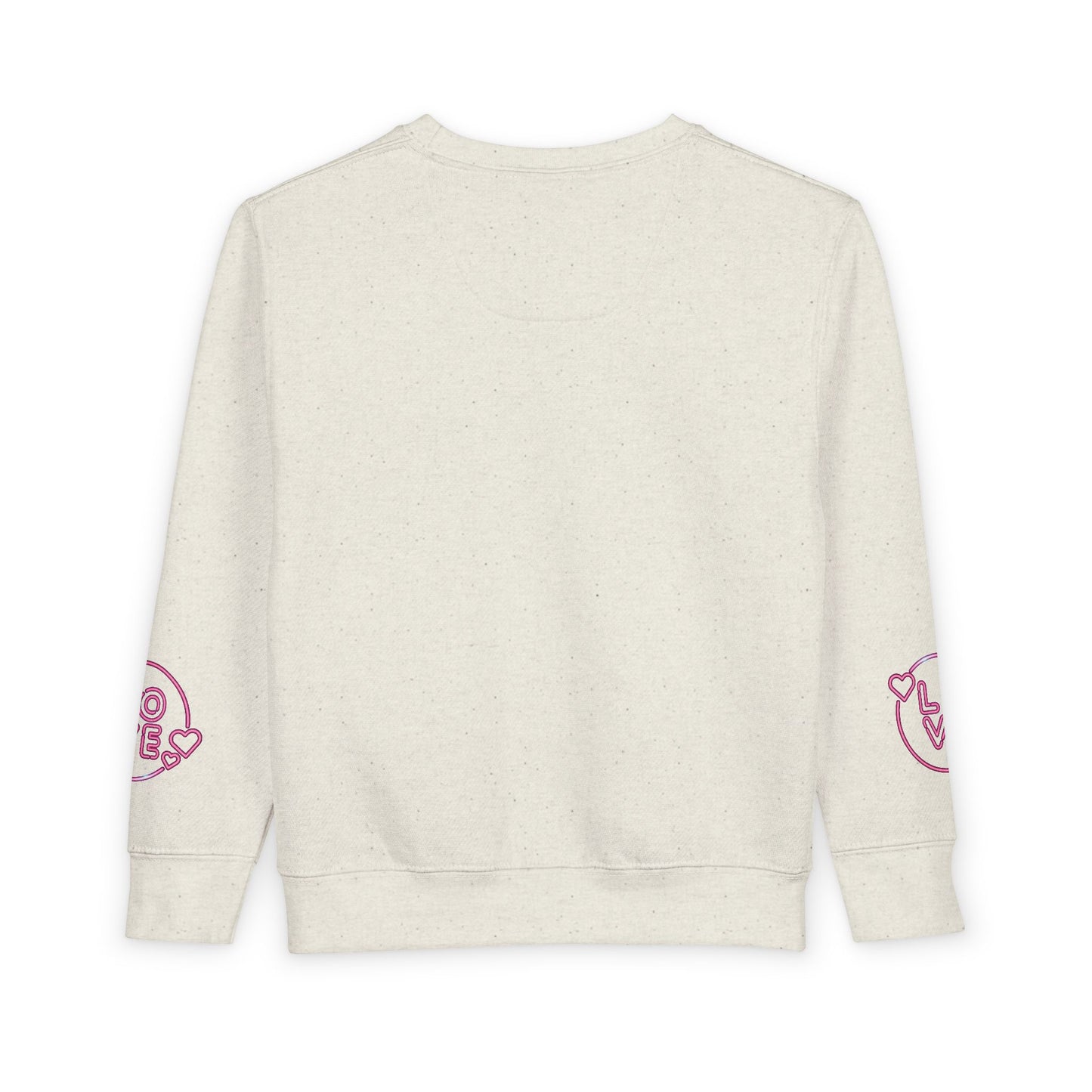 Charming Toddler Sweatshirt with 'Love' Print, Cozy Kids Pullover, Cute Gift for Birthdays, Playdates