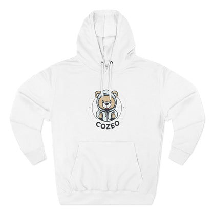 Cozy Bear Fleece Hoodie, Cute Animal Hoodie, Gifts for Animal Lovers, Winter Wardrobe Essential, Perfect for Cozy Nights