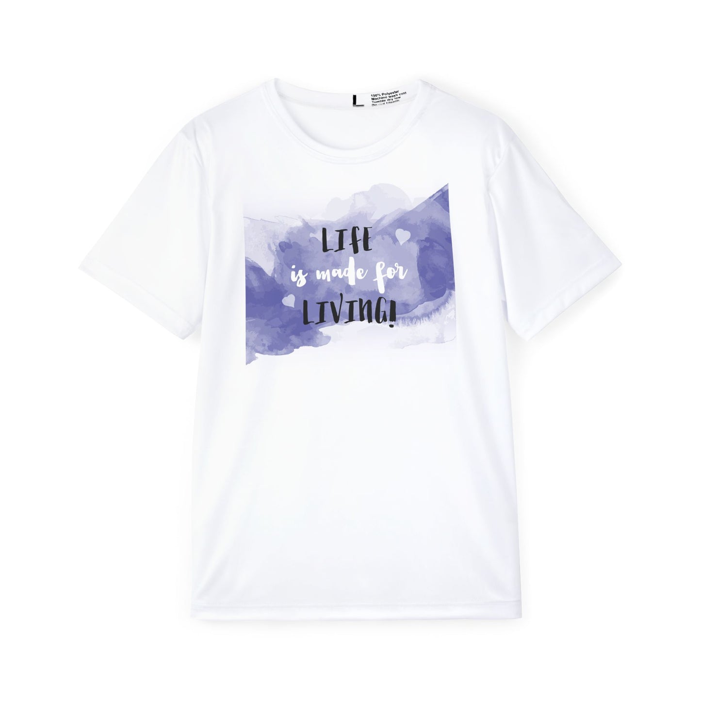 Men's Sports Jersey - Life is Made for Living! Athletic Tee, Workout Shirt, Team Apparel, Gift for Fitness Lovers, Casual Wear