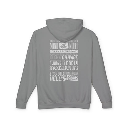 Motivational  Lightweight Hooded Sweatshirt - Change Your Mindset, Inspirational Gift, Everyday Wear, Perfect for Relaxation, [...]