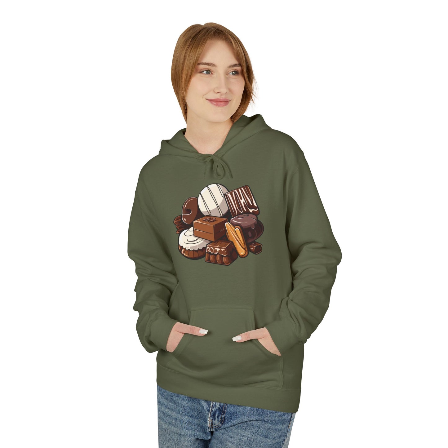 Indulgent Treats Hoodie - Perfect for Dessert Lovers, Cozy Gift, Snack Enthusiast Apparel, Sweet Tooth Hoodie, Funny Dessert Wear