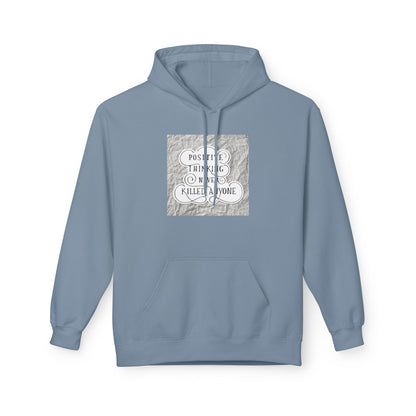 Positive Vibes  Fleece Hoodie | Cozy, Casual Apparel for Friends, Gift for Occasions, Perfect for Everyday Wear