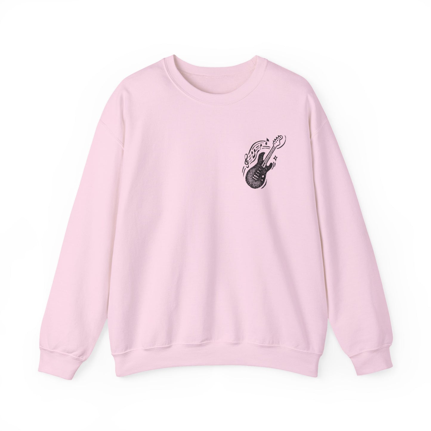 Musical Vibe Crewneck Sweatshirt, Perfect for Music Lovers, Gift, Cozy Style for Concerts, Casual Wear, Thoughtful Present