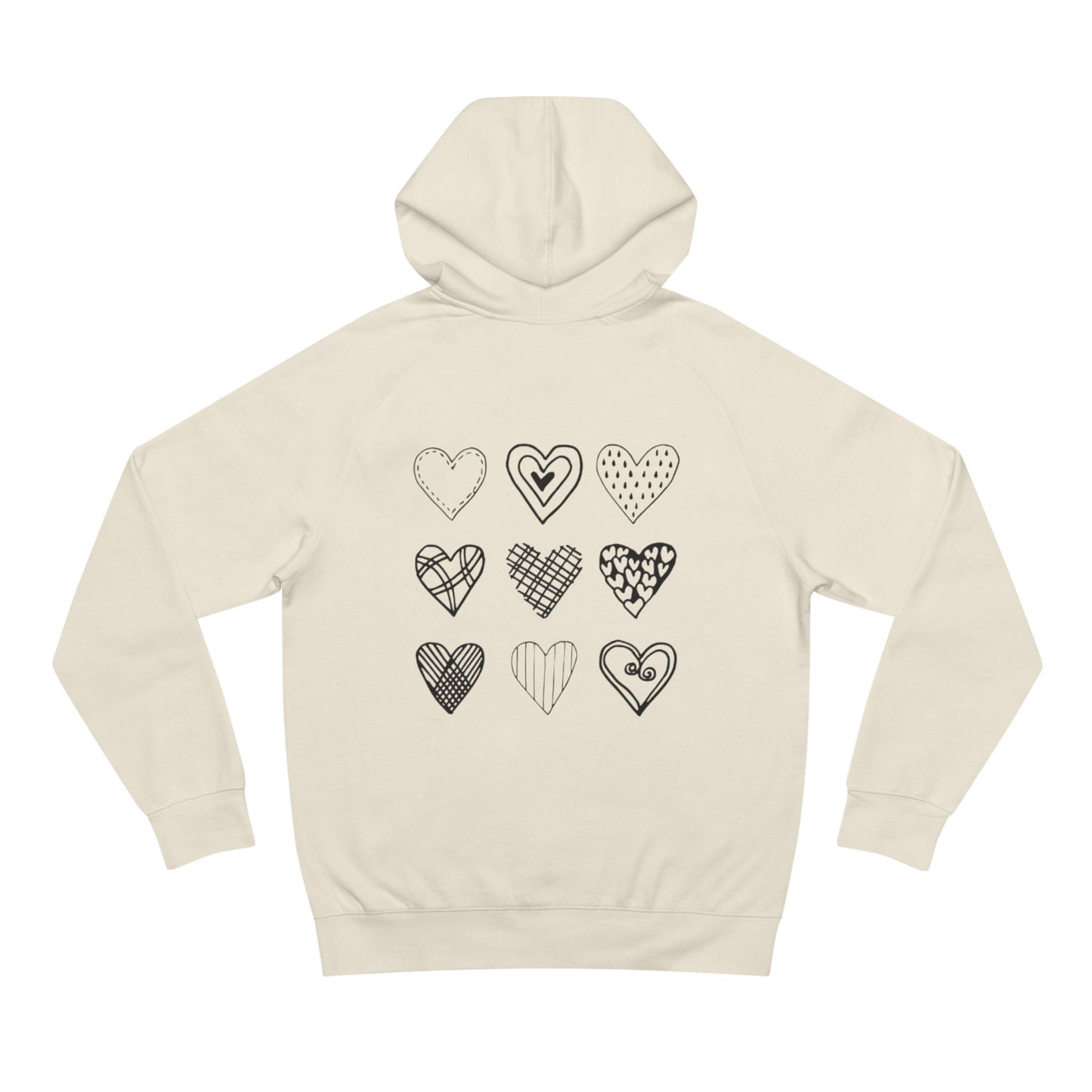 Heart Pattern  Hoodie