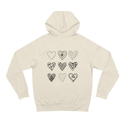 Heart Pattern  Hoodie