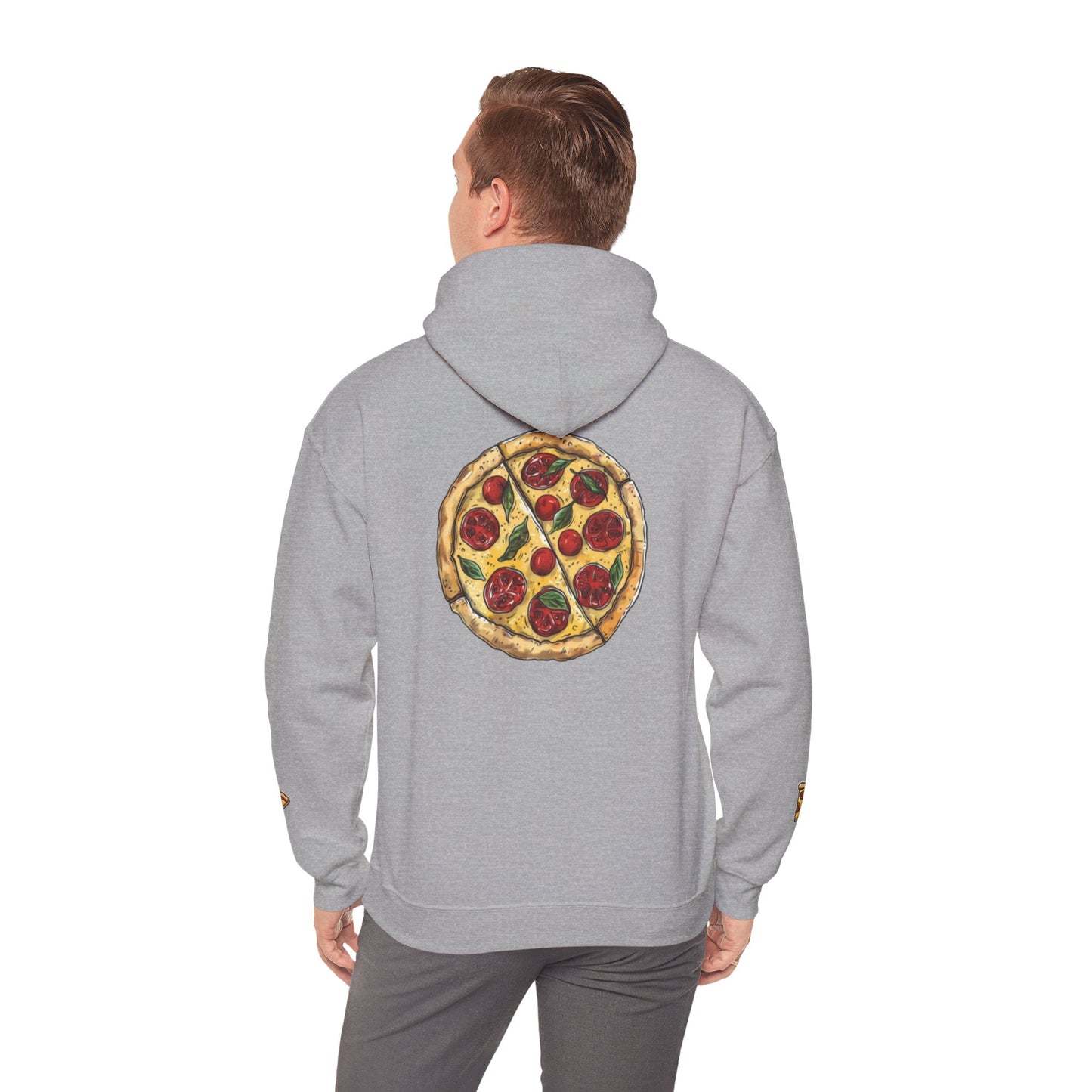 pizza design Heavy Blend™ Hooded Sweatshirt