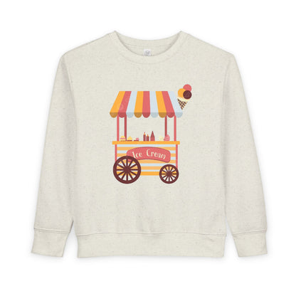Ice Cream Stand Toddler Sweatshirt, Cute Kids Pullover, Summer Outfit, Gift for Birthday, Ice Cream Party Apparel