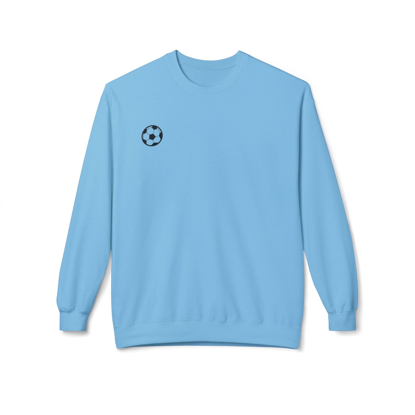 Soccer Fan Fleece Sweatshirt, Cozy Sportswear,  Crewneck, Perfect Gift for Athletes, Great for Game Days and Relaxing