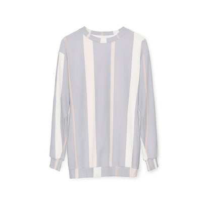 Chic Striped  Sweatshirt, Cozy Fashion, Casual Wear, Gift for Her/Him, Everyday Comfort, Trendy Layering Piece