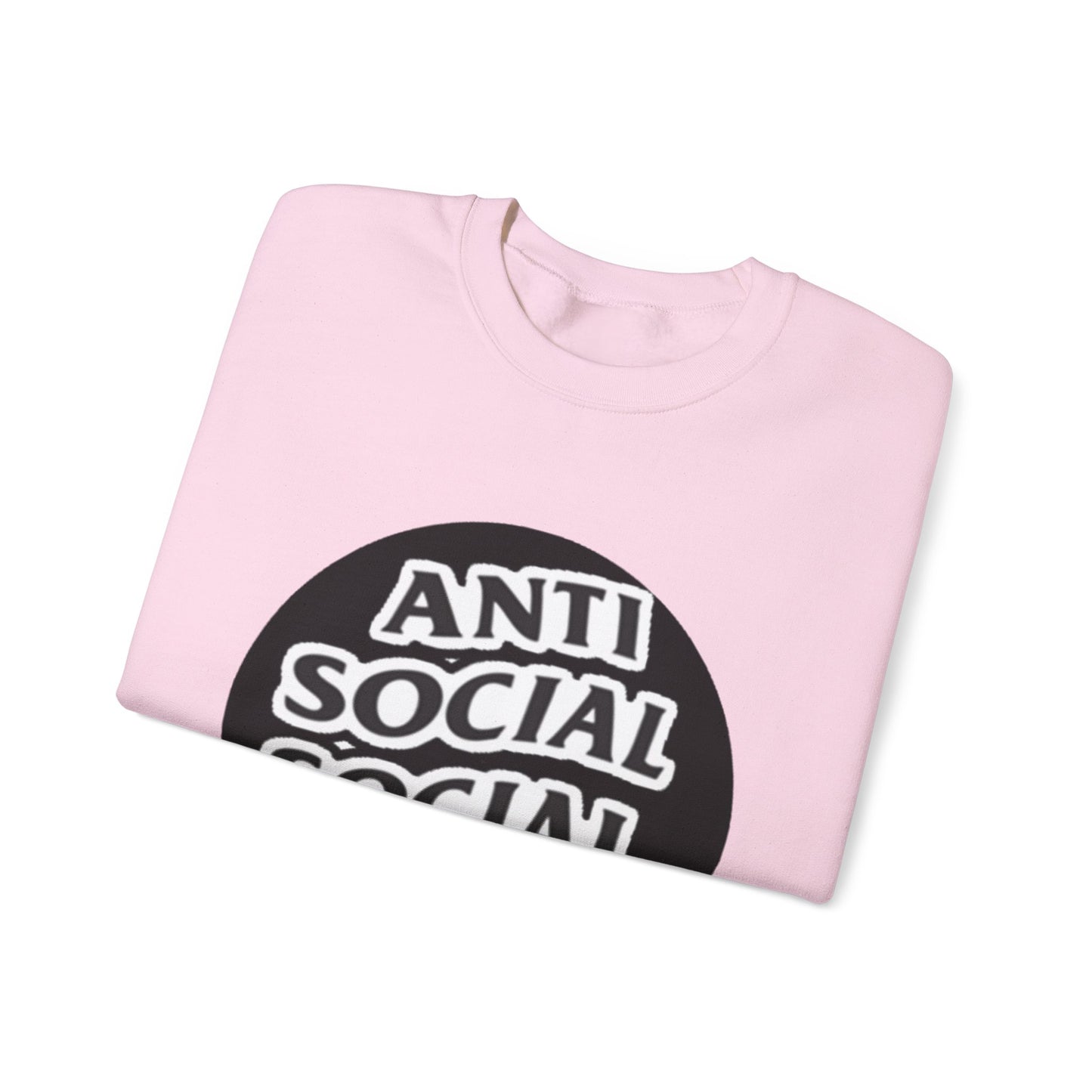 Crewneck Sweatshirt - Anti Social Club Edition, Cozy Sweatshirt, Streetwear Fashion, Gift for Introverts, Lounge Wear, Casual Outfit