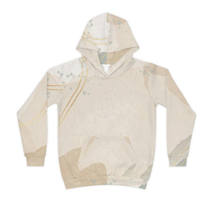 Trendy Children's Hoodie, Stylish Kids Pullover, Cozy AOP Sweatshirt, Unique Gift for Kids, Birthday Present, Fashionable Kidswear