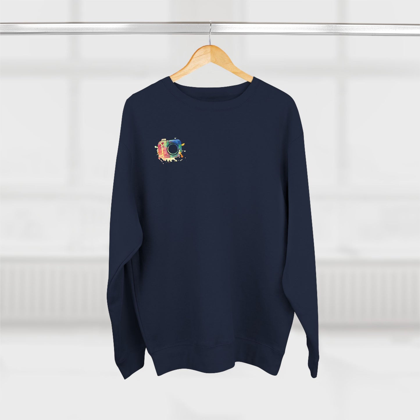 Vibrant Art Crewneck Sweatshirt, Cozy Sweatshirt, Casual Attire, Gift for Friends, Colorful Sweatshirt, Art-Inspired Fashion