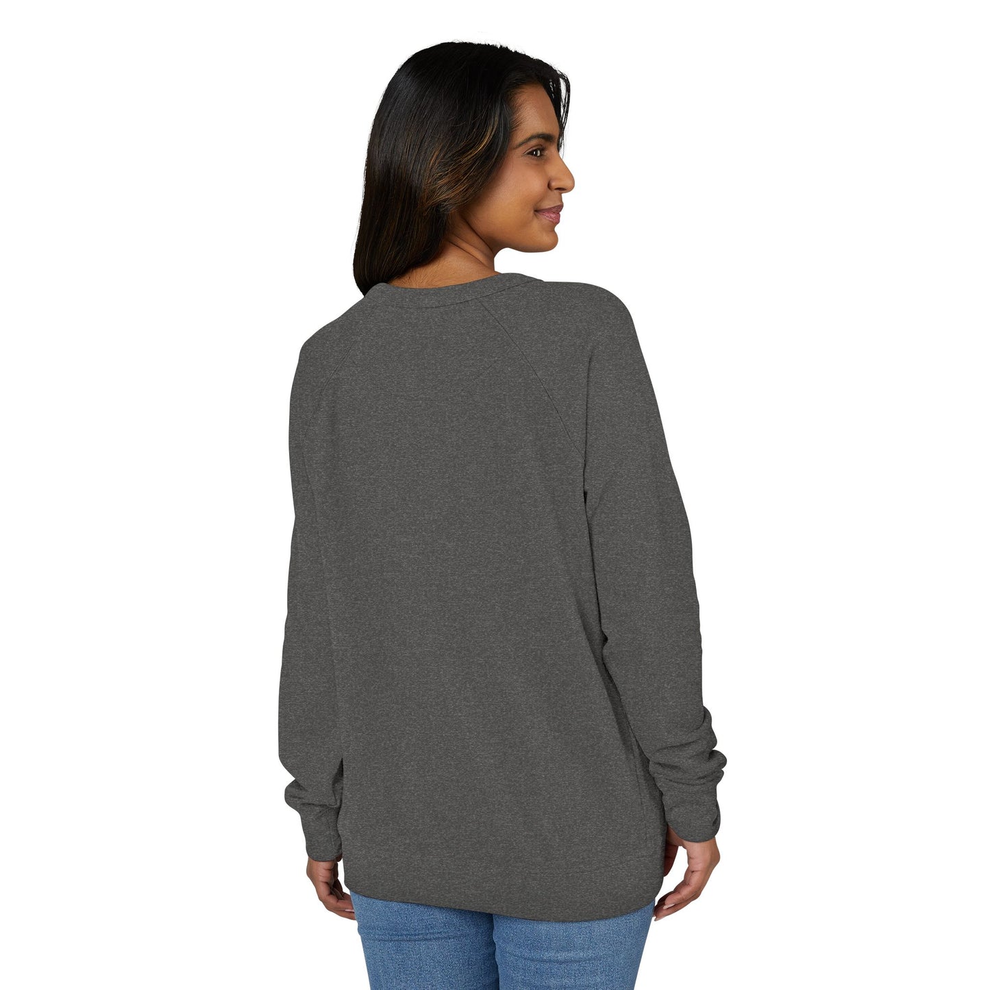 French Terry Raglan Crewneck Sweatshirt, Cozy Casual Wear, Perfect for Lounging, Gift for Him and Her, Everyday Comfort