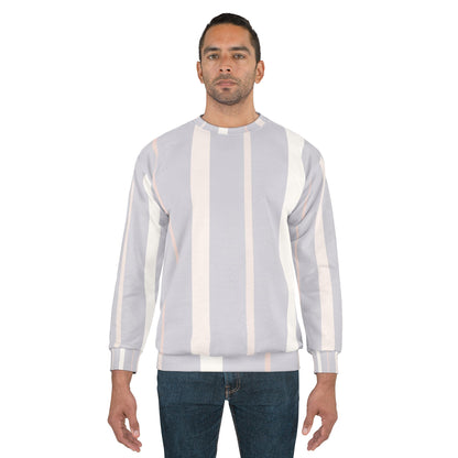 Chic Striped  Sweatshirt, Cozy Fashion, Casual Wear, Gift for Her/Him, Everyday Comfort, Trendy Layering Piece