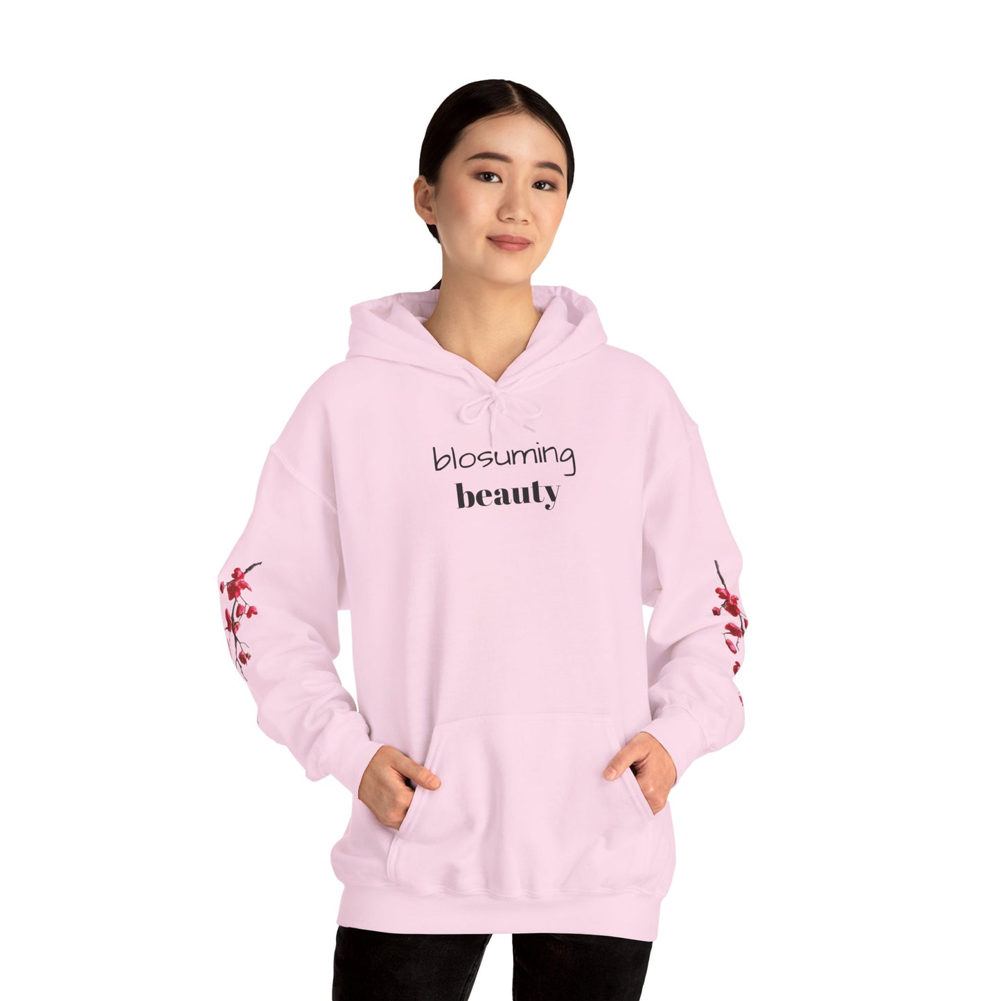 Blossoming Beauty Hoodie - Cozy  Sweatshirt for Spring Fashion, Gift for Her, Floral Hoodie, Casual Style, Spring Outfit
