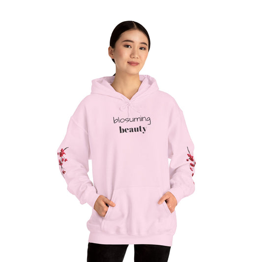 Blossoming Beauty Hoodie - Cozy  Sweatshirt for Spring Fashion, Gift for Her, Floral Hoodie, Casual Style, Spring Outfit