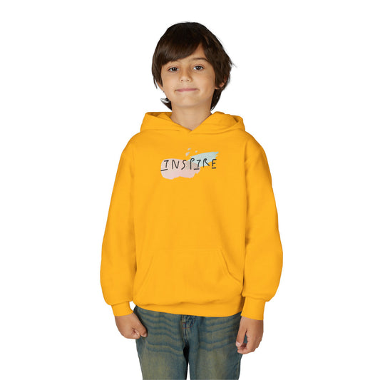 Inspire Youth Hoodie - Cozy Sweatshirt for Teens, Inspirational Gift, Casual Outfit, Schoolwear, Birthday Present